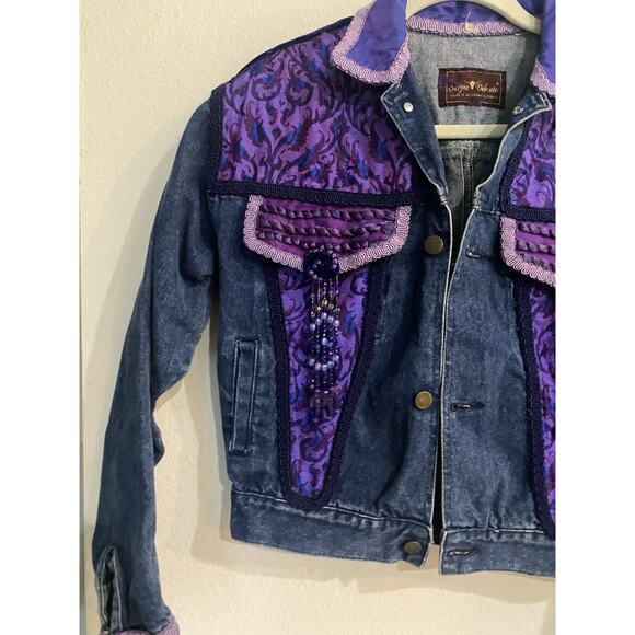 Sergio Valente Denim Button Jacket Womens Size Medium Y2K - Picture 7 of 10